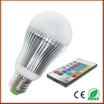 5W RGB LED lamp met E14 fitting