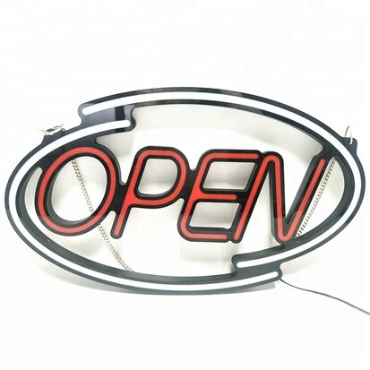 LED open sign 'Neon' Rood/Wit