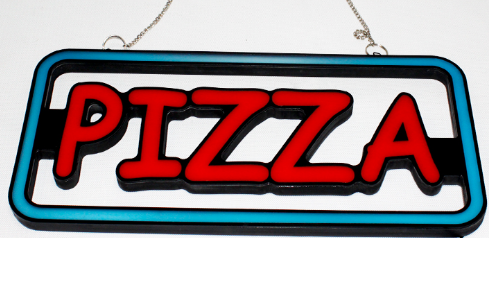 LED pizza sign 'Neon' 