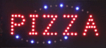 LED bord ' PIZZA '