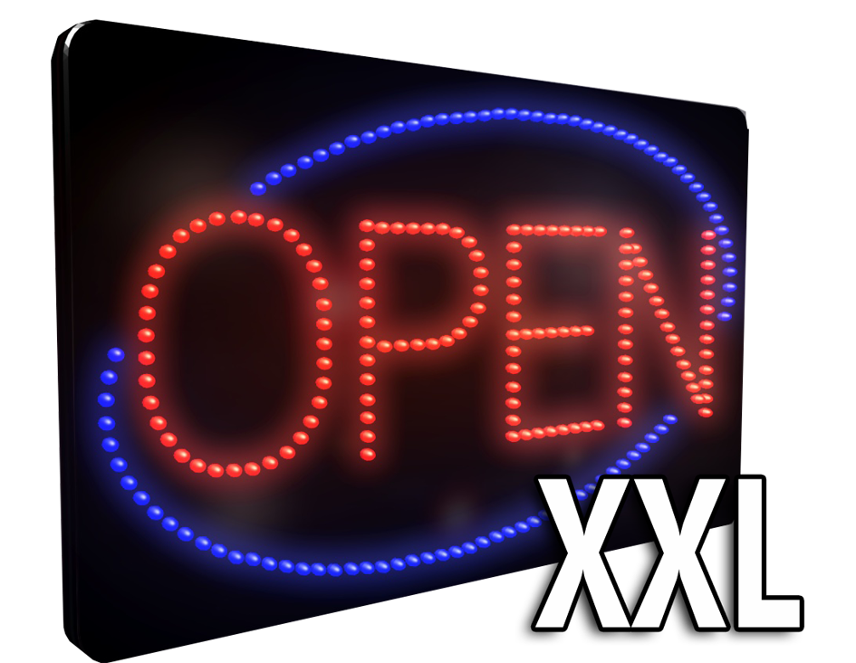 LED bord ' OPEN ' XXL 