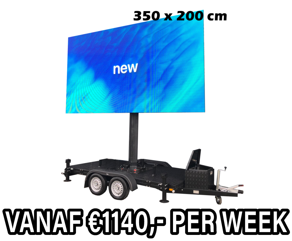 Mobiel LED scherm 7m2 - Verhuur 1 week