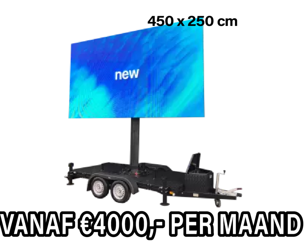 Mobiel LED scherm 12m2 - Verhuur 1 maand