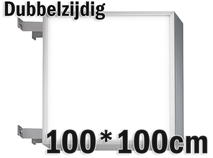 LED lichtbak 100x100cm - Dubbelzijdig