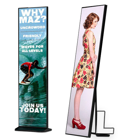 Indoor LED video poster 1964 x 596 mm Indoor LED video poster 1964 x 596 mm