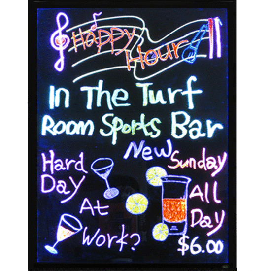 40cm*60cm LED schrijfbord incl. stiften