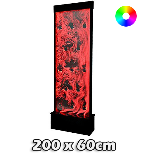 LED bubbel wand 200 x 60 cm LED bubbel wand 200 x 60 cm