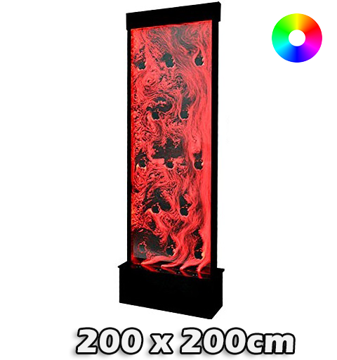 LED bubbel wand 200 x 200 cm LED bubbel wand 200 x 200 cm