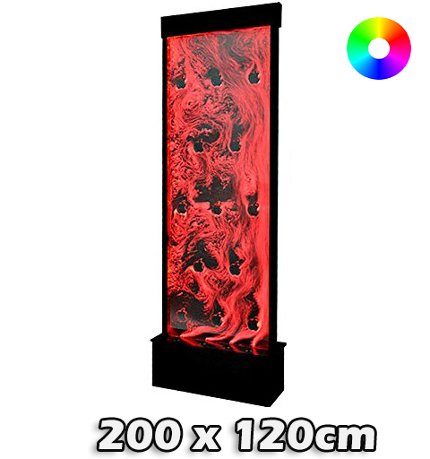 LED bubbel wand 200 x 120 cm LED bubbel wand 200 x 120 cm