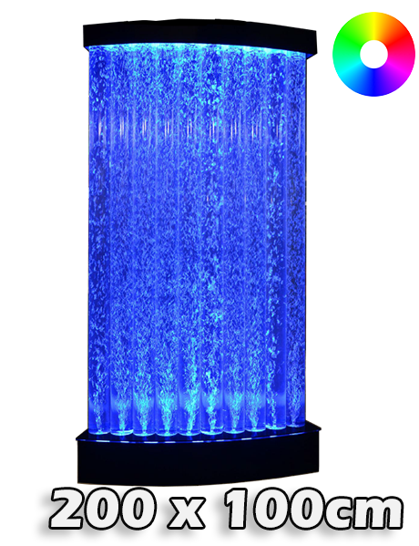 LED bubbel wand tubes 200 x 100 cm LED bubbel wand tubes 200 x 100 cm