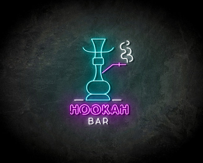 Neon Sign 'Hookah' LED reclamebord Laagste prijsgarantie LED neon