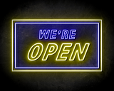 WE'RE OPEN neon sign - LED neon reclame bord_