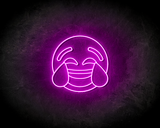 LAUGH SMILEY neon sign - LED neon reclame bord_