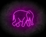 OLIPHANT LINE ART neon sign - LED neon reclame bord_