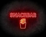 SNACKBAR neon sign - LED neon reclame bord_