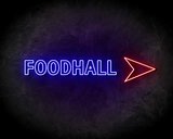 FOODHALL neon sign - LED neon reclame bord_