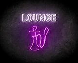LOUNGE neon sign - LED neon reclame bord_