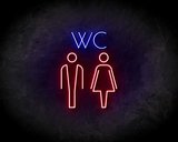 WC NORMAL neon sign - LED neon reclame bord_