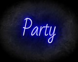 PARTY neon sign - LED neon reclame bord neon letters verlichting_