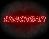 SNACKBAR LUXE neon sign - LED neon reclame bord neon letters verlichting_