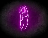 WOMEN BODY neon sign - LED neon reclame bord_