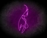 LINE ART WOMEN  neon sign - LED neon reclame bord_