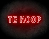 TE KOOP neon sign - LED neon reclame bord neon letters verlichting_