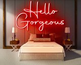 HELLO GORG neon sign - LED neon reclame bord_