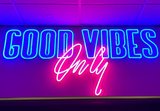GOOD VIBES ONLY DELUXE neon verlichting sign_