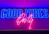 GOOD VIBES ONLY DELUXE neon verlichting sign_
