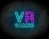 VR games LED Neon Sign - Neon verlichting_
