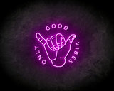 Good Vibes Only LED Neon Sign - Neon verlichting_
