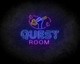 Quest room Neon Sign - Licht reclame _