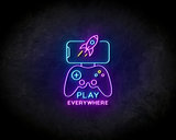 Play Neon Sign - Licht reclame _