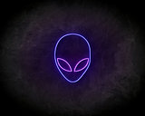 Alien Neon Sign - Neonreclame borden_