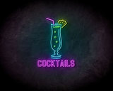 Cocktails Neon Sign - Neonreclame borden_