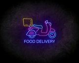 Food Delivery Neon Sign - Licht reclame _