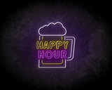 Happy Hour LED Neon Sign - Neon verlichting_
