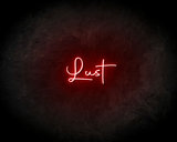 Lust Neon Sign - Neonreclame borden_