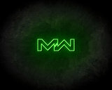 MW Neon Sign - Neonreclame borden_