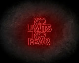 No Limits No Fear LED Neon Sign - Neon verlichting_