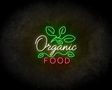 Organic Food LED Neon Sign - Neon verlichting_