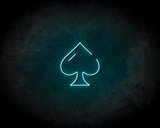 Spades Neon Sign - Neonreclame borden_