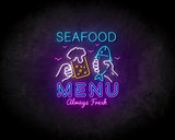Seafood Neon Sign - Licht reclame _