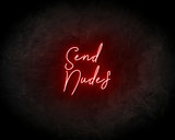 Send Nudes Neon Sign - Neonreclame borden_
