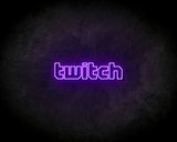 Twitch Text LED Neon Sign - Neon verlichting_