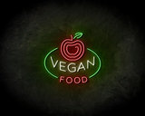 Vegan Food LED Neon Sign - Neon verlichting_