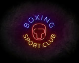 Boxing Sport Club LED Neon Sign - Neon verlichting_