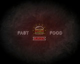 Fast Food Neon Sign - Licht reclame _