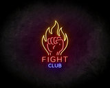 Fight Club Red LED Neon Sign - Neon verlichting_